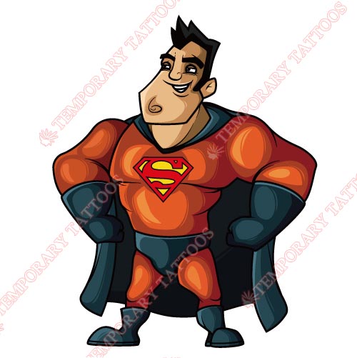 Superman Customize Temporary Tattoos Stickers NO.314